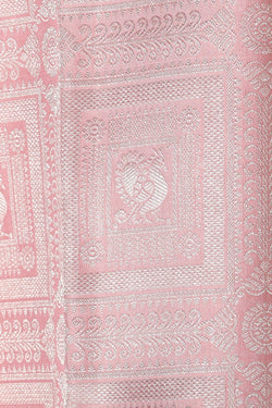 Collection of Kanchipattu Tissue Brocade Pink Saree in a gallery layout