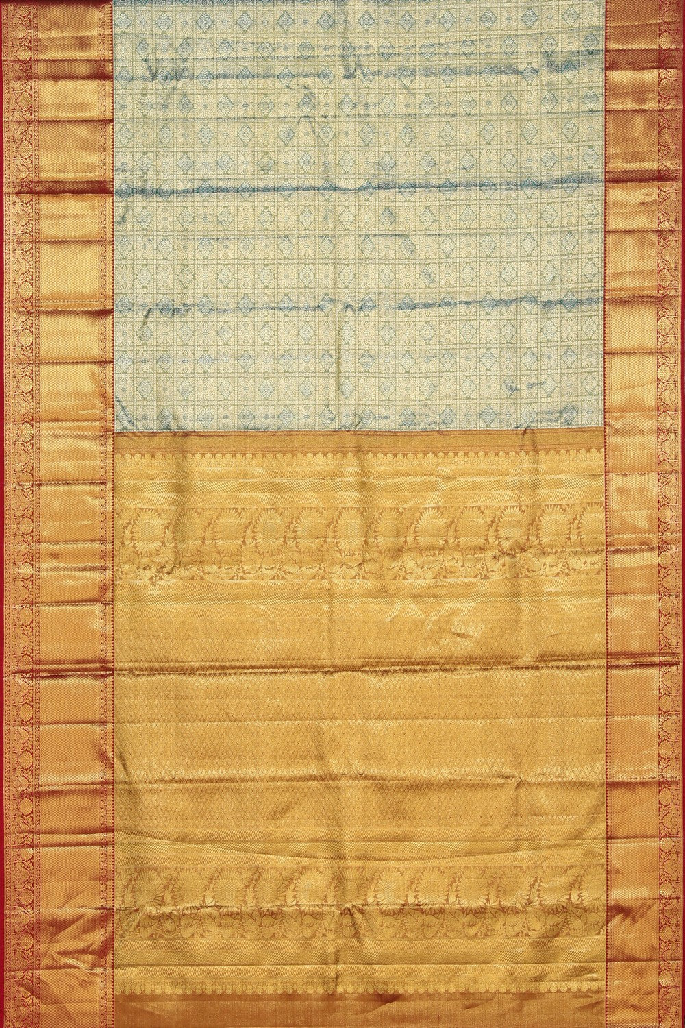 Image of Kanchipattu Tissue Brocade Green Saree