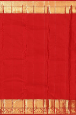 Collection of Kanchipattu Brocade Red Saree in a gallery layout