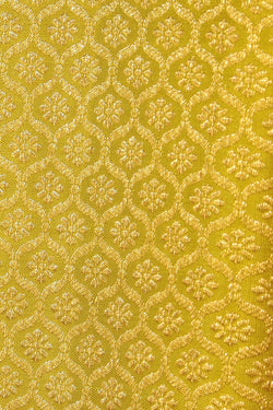 Collection of Kanchipattu Brocade Green Saree in a gallery layout