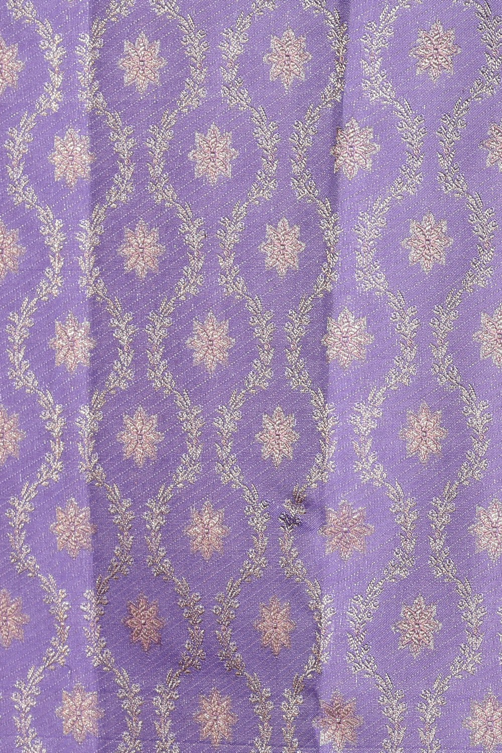 Kanchipattu Lavender Brocade Saree