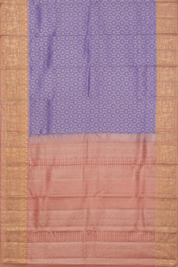 Image of Kanchipattu Lavender Brocade Saree