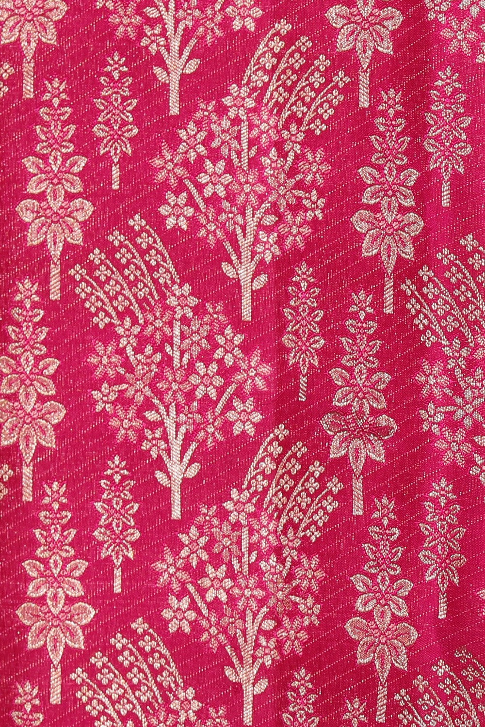 Kanchipattu Rani Pink Brocade Saree