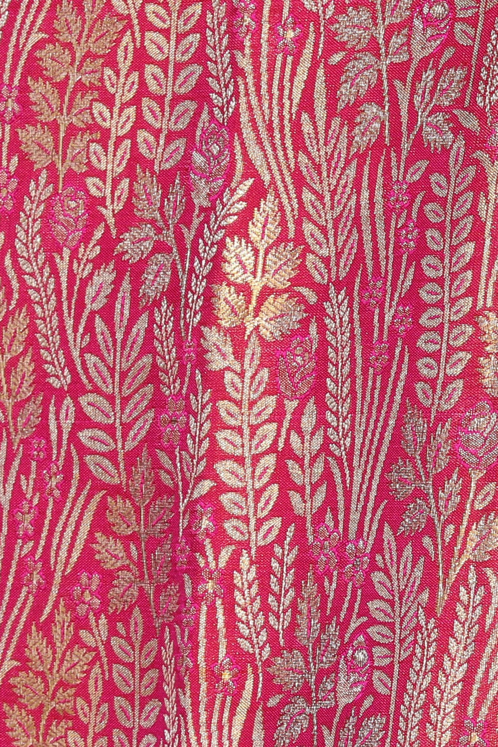 Collection of Kanchipattu Rani Pink Brocade Saree in a gallery layout