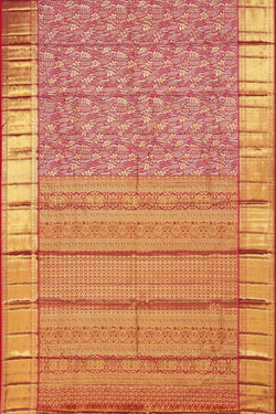 Collection of Kanchipattu Rani Pink Brocade Saree in a gallery layout