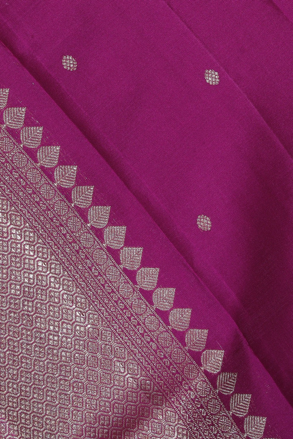 Kanchipattu Silk Violet Dupatta