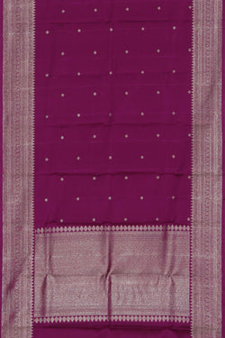 Image of Kanchipattu Silk Violet Dupatta