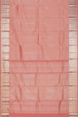 Image of Kanchipattu Brocade Peach Saree