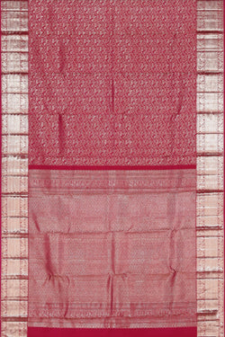 Image of Kanchipattu Brocade Magenta-Pink Saree