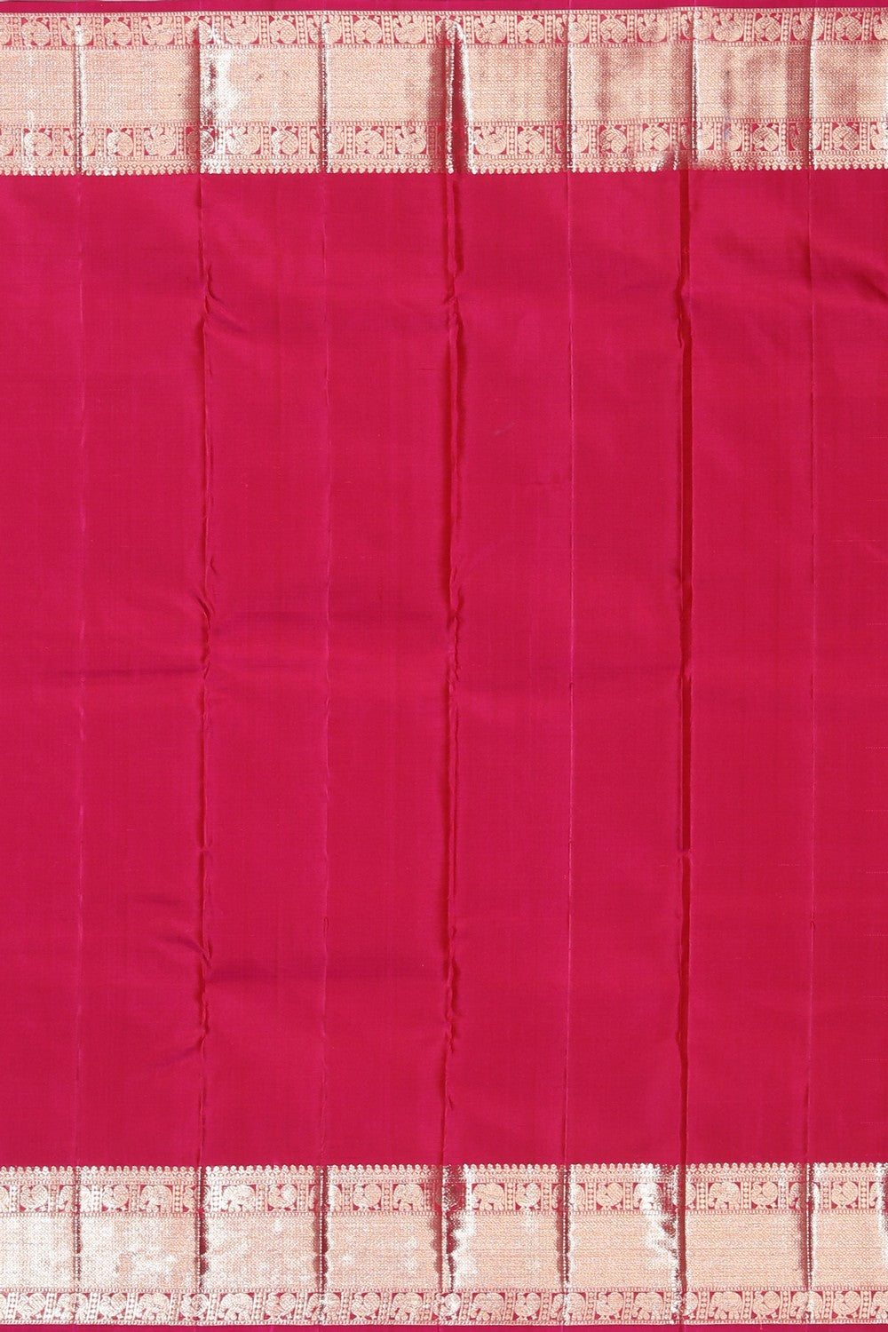 Kanchipattu Brocade Magenta-Pink Saree