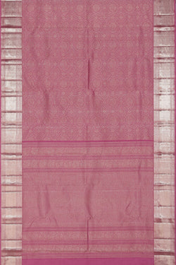 Collection of Kanchipattu Brocade Lavender-Pink Saree in a gallery layout