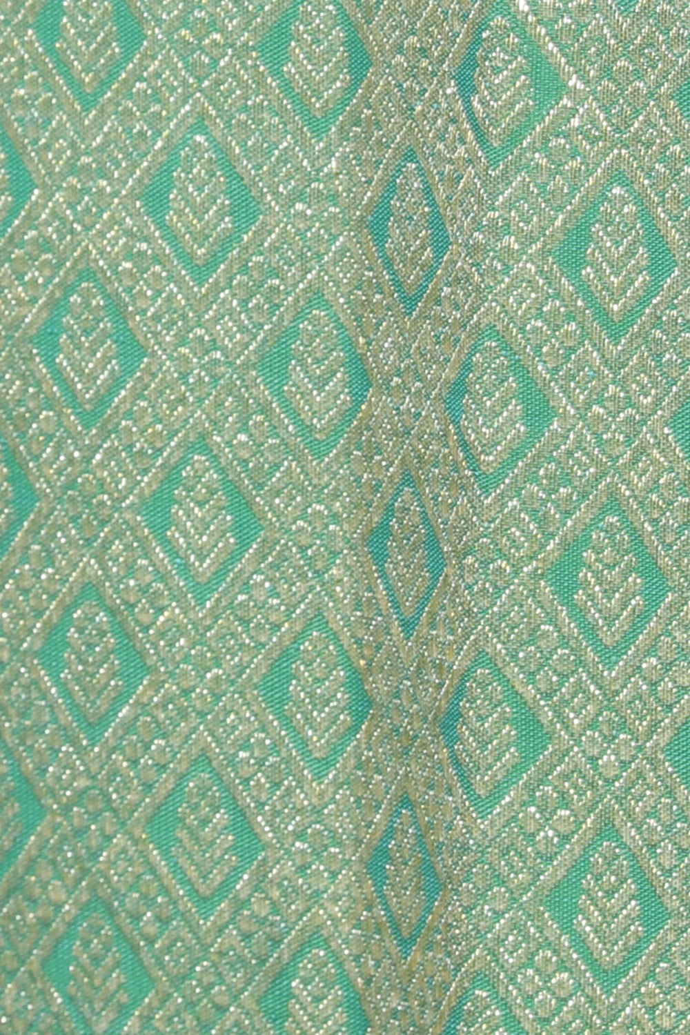 Kanchipattu Brocade Sea Green Saree