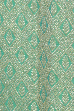 Image of Kanchipattu Brocade Sea Green Saree