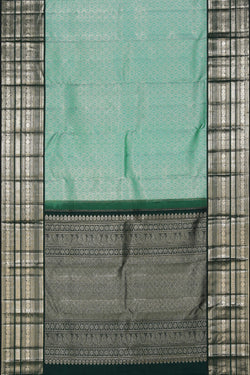 Image of Kanchipattu Brocade Sea Green Saree