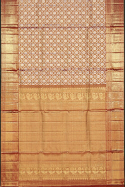 Image of Kanchipattu Tissue Brocade Red Saree