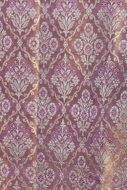 Image of Kanchipattu Tissue Brocade Lavender Saree