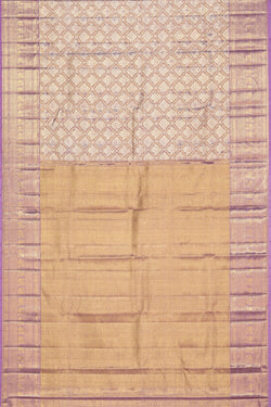 Image of Kanchipattu Tissue Brocade Lavender Saree