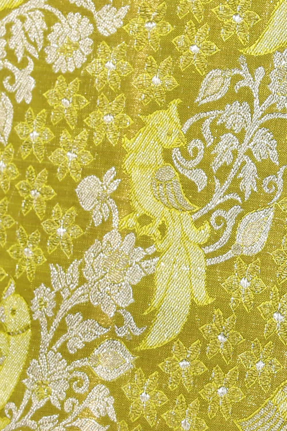 Image of Kanchipattu Tissue Brocade Green Saree