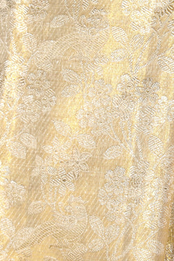 Image of Kanchipattu Tissue Brocade Gold Saree