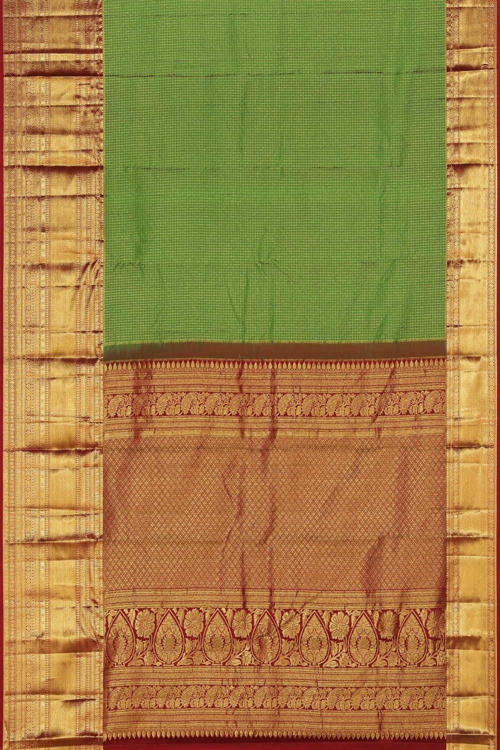 Kanchipattu Green Saree