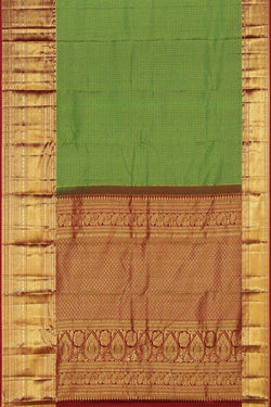 Image of Kanchipattu Green Saree