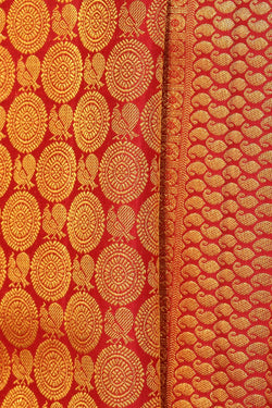 Image of Kanchipattu Brocade Red Saree