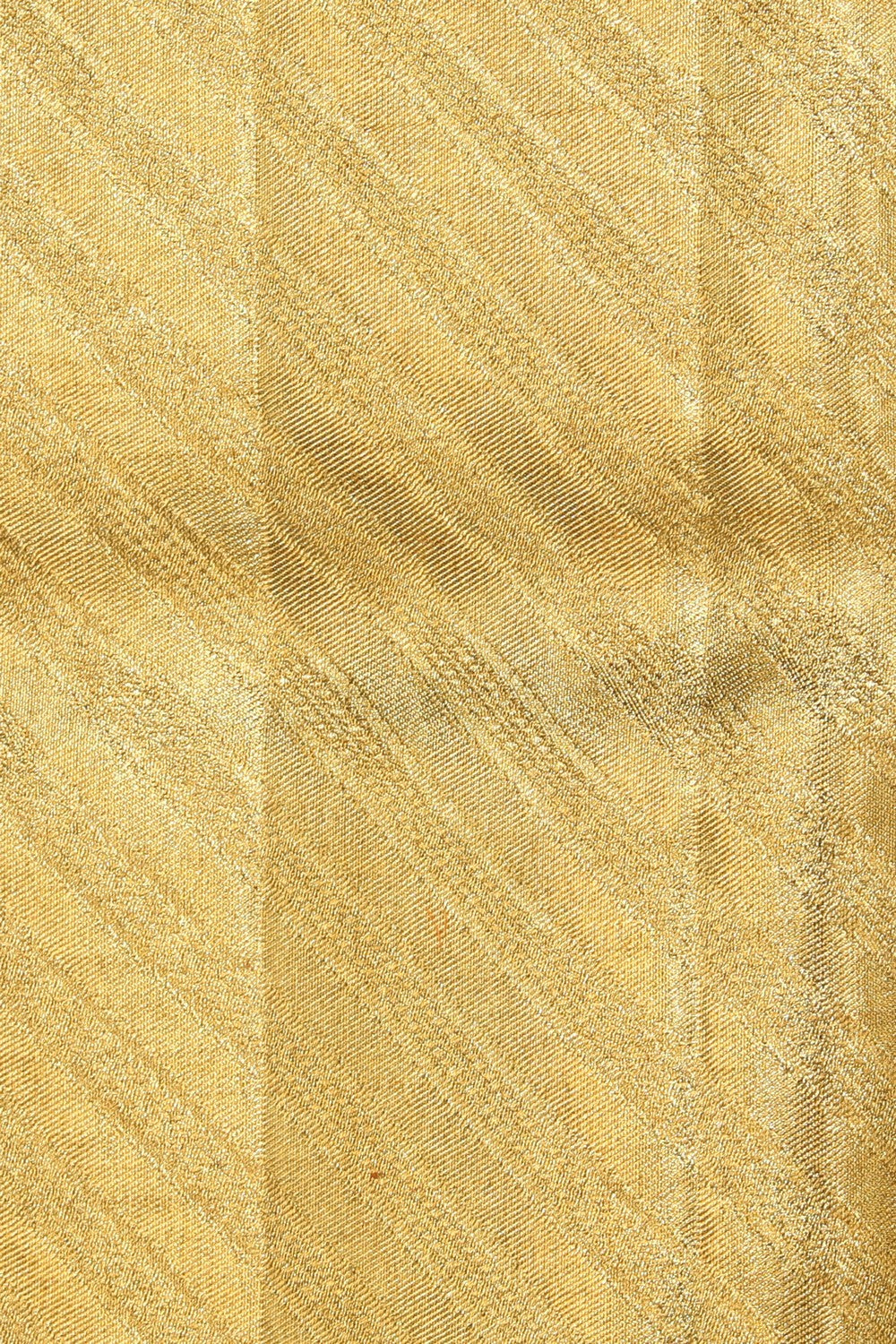 Collection of Kanchipattu Gold Pavada Unstitched Set in a gallery layout