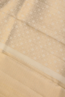 Collection of Kanchipattu Off-White Dupatta in a gallery layout