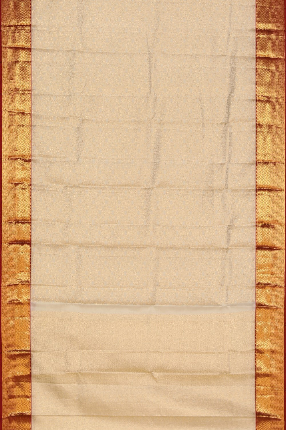 Collection of Kanchipattu Off-White Dupatta in a gallery layout