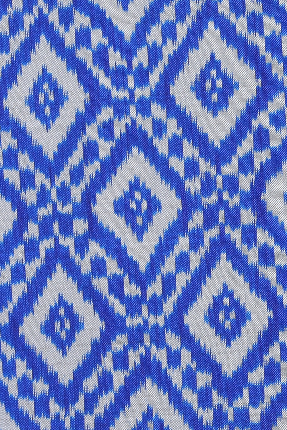 Pochampally Ikat Silk Royal Blue Saree