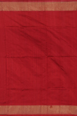 Collection of Pochampally Ikat Silk Red Saree in a gallery layout