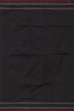 Collection of Pochampally Ikat Silk Black Saree in a gallery layout