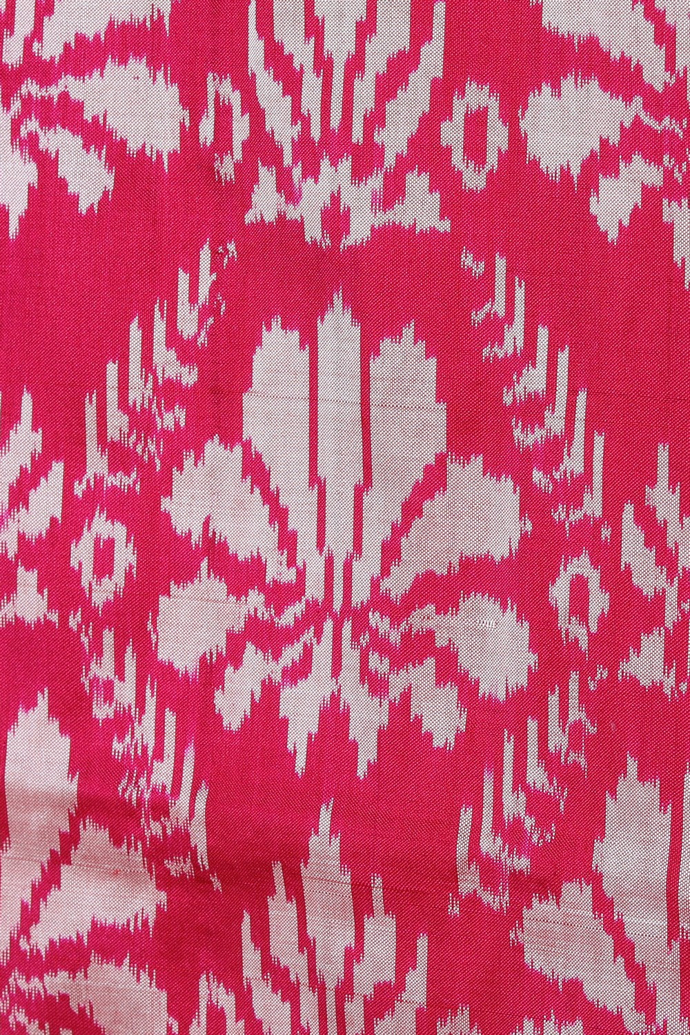 Pochampally Ikat Silk Pink Saree