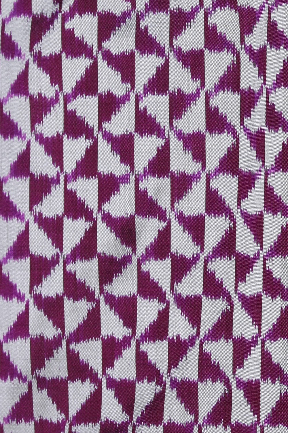 Collection of Pochampally Ikat Silk Purple Saree in a gallery layout