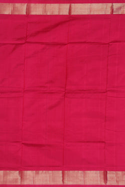 Image of Pochampally-Silk Pavada Unstitched Set