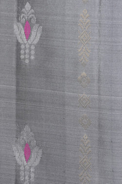 Image of South Silk Grey Saree