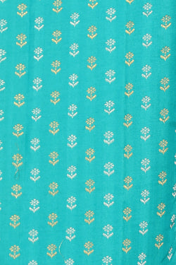 Collection of Kanchipattu Brocade Sea Green Saree in a gallery layout