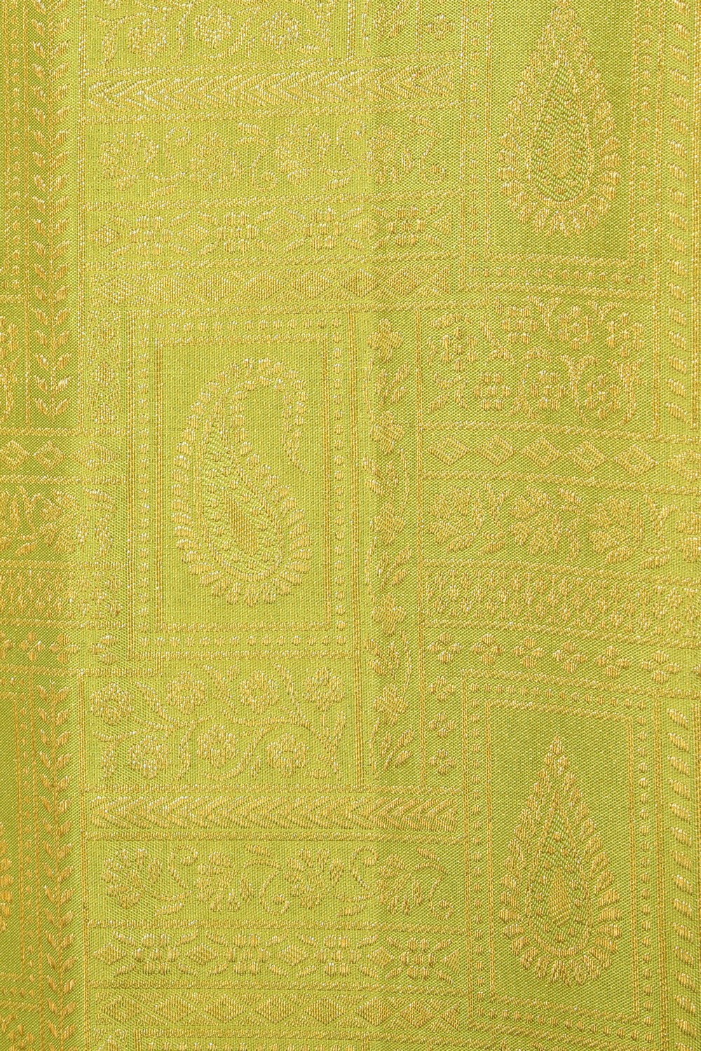 Collection of Kanchipattu Brocade Green Saree in a gallery layout