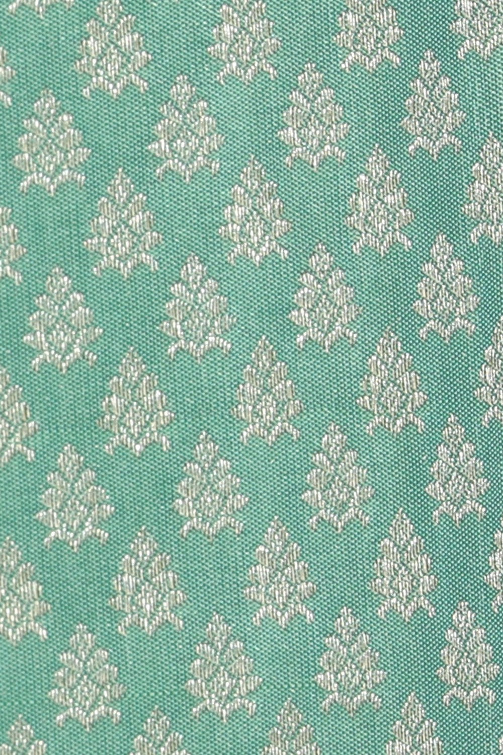 Collection of Kanchipattu Brocade Sea Green Saree in a gallery layout