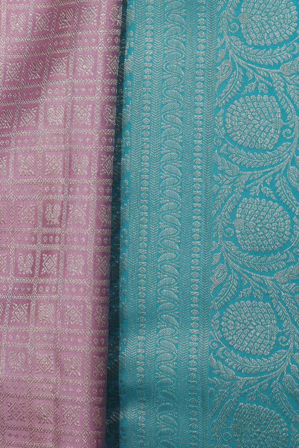 Collection of Kanchipattu Brocade Pink Saree in a gallery layout