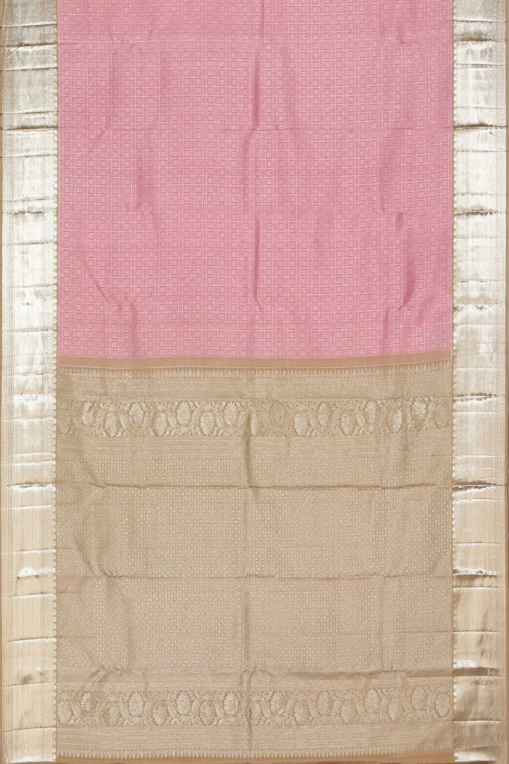 Collection of Kanchipattu Brocade Pink Saree in a gallery layout