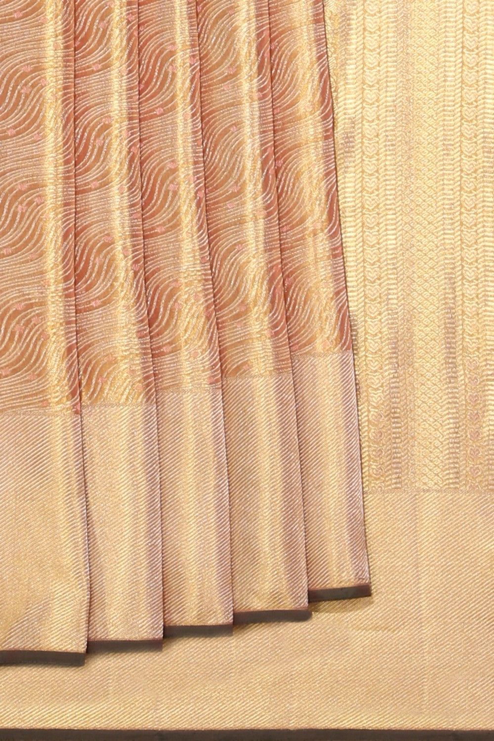 Collection of Kanchipattu Brocade Gold Saree in a gallery layout