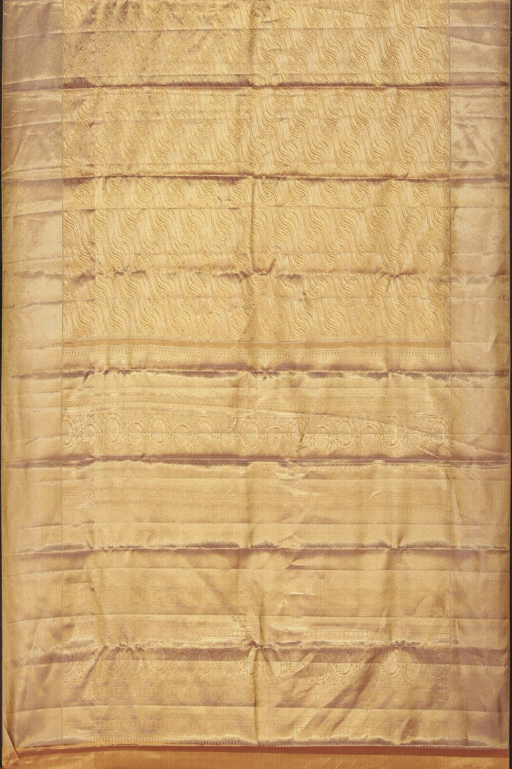 Collection of Kanchipattu Brocade Gold Saree in a gallery layout