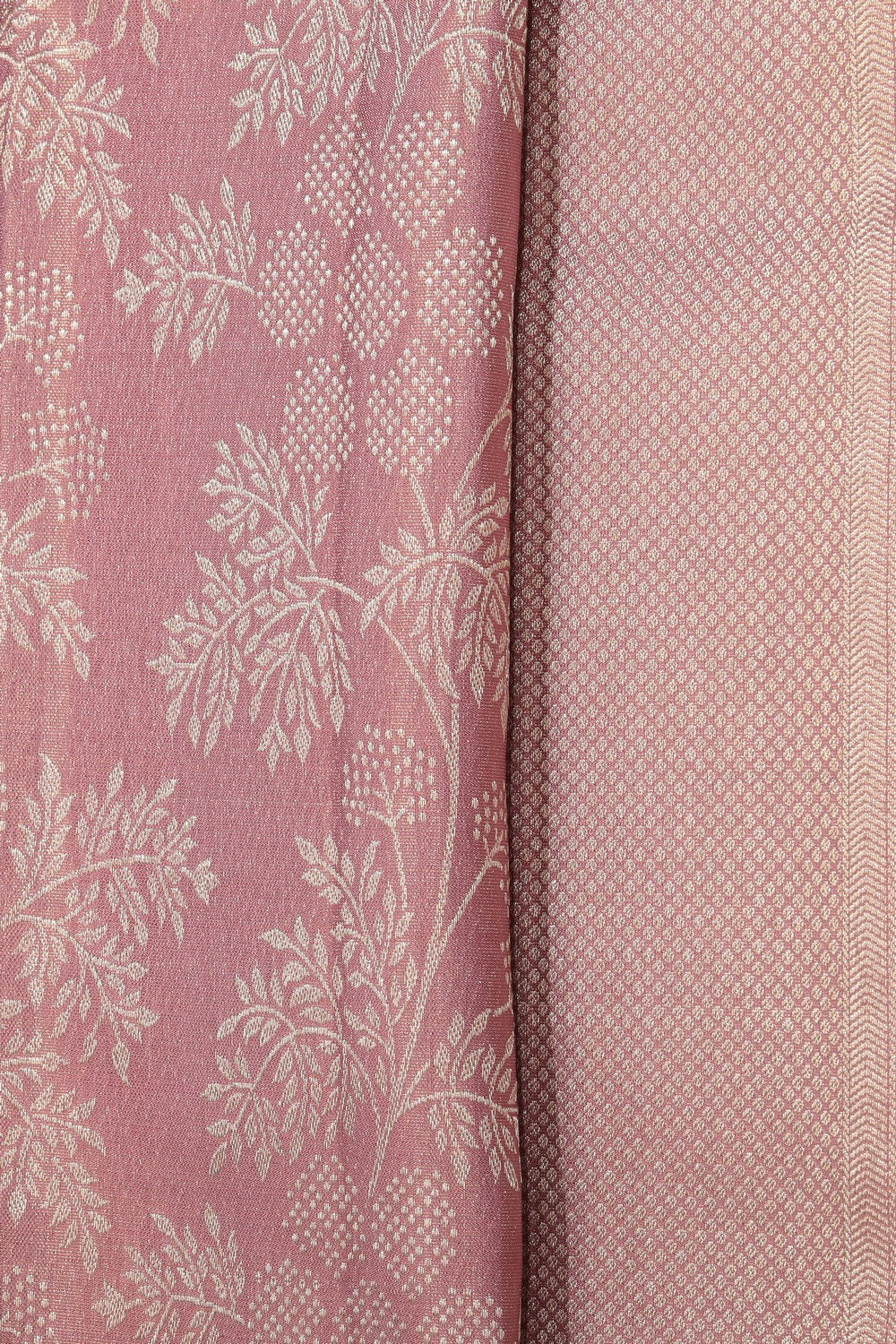 Collection of Kanchipattu Lavender Purple Saree in a gallery layout