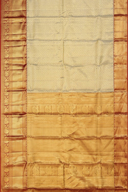 Collection of Kanchipattu Brocade Gold Saree in a gallery layout