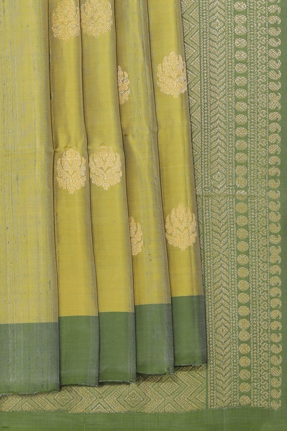 Collection of South Silk Spring Green Saree in a gallery layout