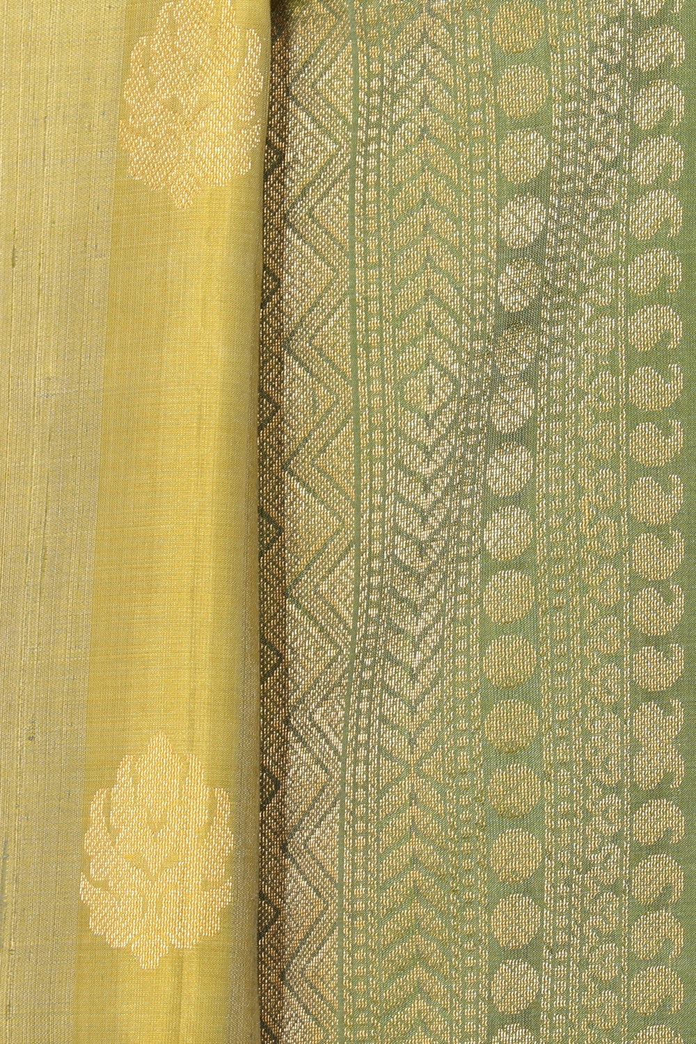 Collection of South Silk Spring Green Saree in a gallery layout