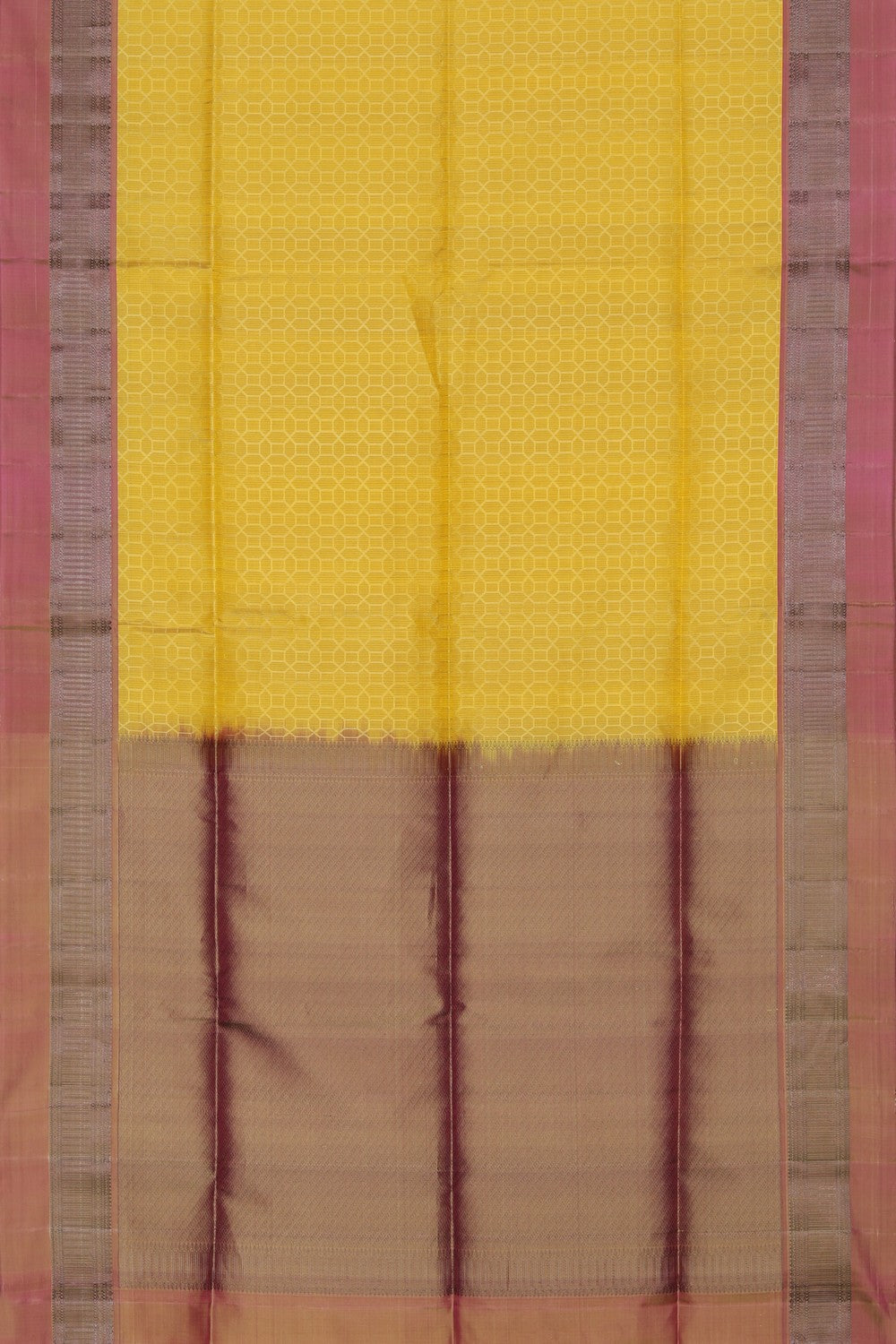 South Silk Yellow Saree