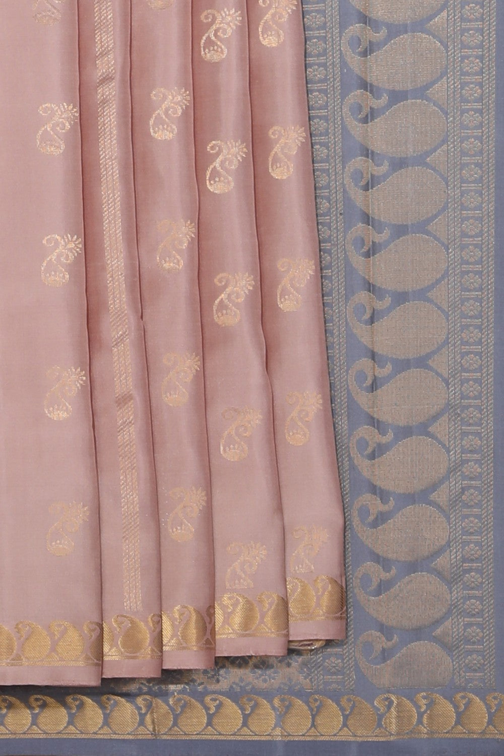 Collection of South Silk Onion Pink Saree in a gallery layout