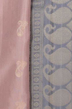 Collection of South Silk Onion Pink Saree in a gallery layout